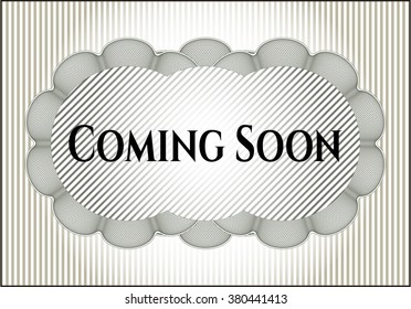Coming Soon colorful card, banner or poster with nice design