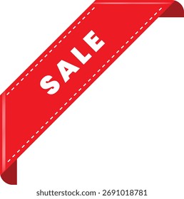Em breve Conjunto de vetores de fitas de canto - Etiquetas de espaço vazias para venda, promoção e Web Design no fundo branco