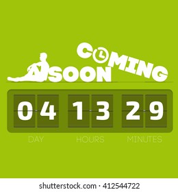 Coming soon with countdown timer