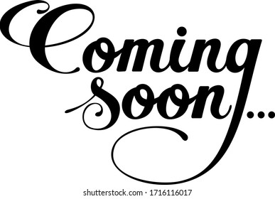 Coming soon - custom calligraphy text