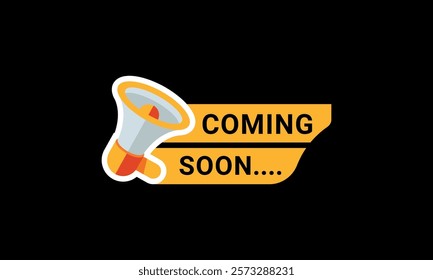 Coming soon design icon and vector file