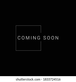Coming soon design vector template.