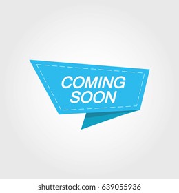 Coming soon fold paper