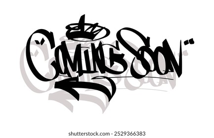 COMING SOON graffiti tag style design
