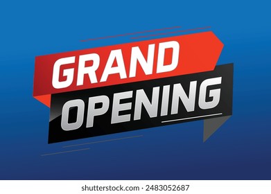 coming soon grand opening word concept vector illustration with megaphone and 3d, web, mobile app, poster, banner, flyer, background, gift card, coupon, label, wallpaper

