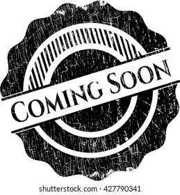 Coming Soon grunge seal
