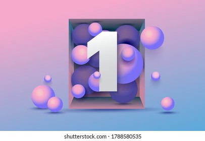 Coming soon  with illustration flip countdown 
