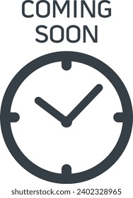 Coming soon illustration vector design