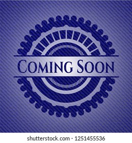 Coming Soon with jean texture