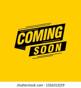 Coming soon labels banners