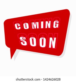 Coming soon labels banners. Vector illustration.