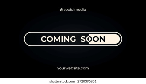 Em Breve Carregando Bar Trendy Social Media Post Template