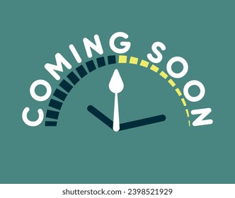 Coming Soon loading Vector Art