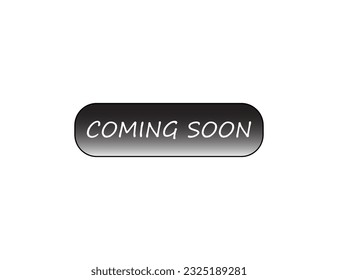 Coming soon logo. Vector illustration.