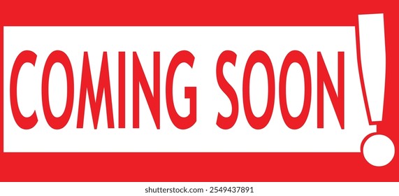  Coming soon. motivational inspirational business marketing words quotes letters typography concept. 