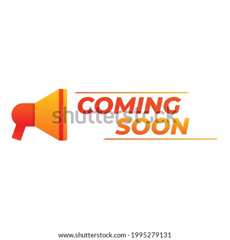Coming soon notification icon. Cartoon of Coming soon notification vector icon for web design isolated on white background