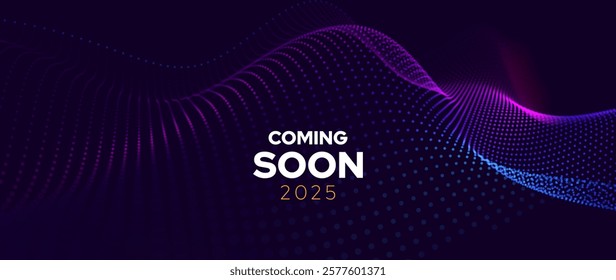 Coming Soon Opening of the Shop or Big Sale. Announce Promo Banner. Grand Opening Web Page Announcement. Minimalistic Premium Design Vector Illustration.