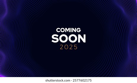 Coming Soon Opening of the Shop or Big Sale. Announce Promo Banner. Grand Opening Web Page Announcement. Minimalistic Premium Design Vector Illustration.