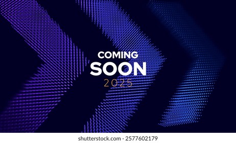 Coming Soon Opening of the Shop or Big Sale. Announce Promo Banner. Grand Opening Web Page Announcement. Minimalistic Premium Design Vector Illustration.