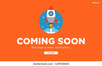 Coming Soon Page Design for Website