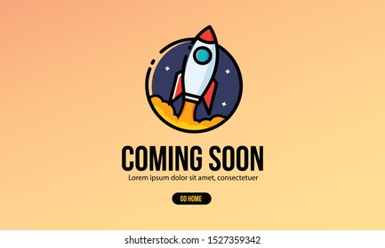 Coming Soon Page Design for Website