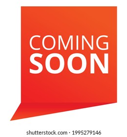 Coming soon plate icon. Cartoon of Coming soon plate vector icon for web design isolated on white background