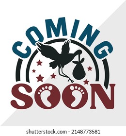 Coming Soon Printable Vector Illustration