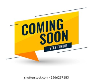 coming soon promo background stay tuned for new arrival vector