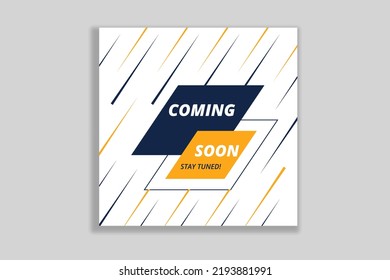 Coming Soon Promotional Banner Template 