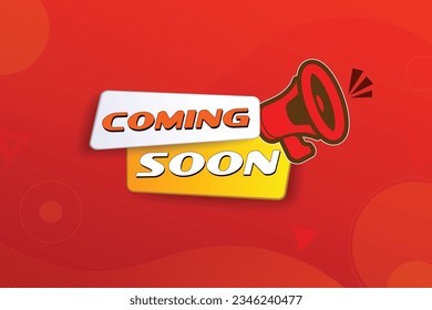 coming soon sale poster sale banner design template