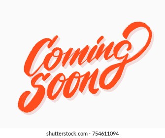 Coming soon sign. 