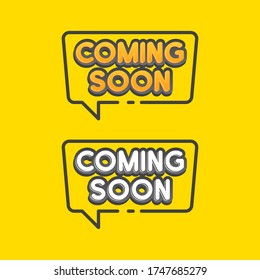 Coming soon sign banner vector