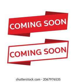coming soon sign of product, announcement and advertising of a new goods