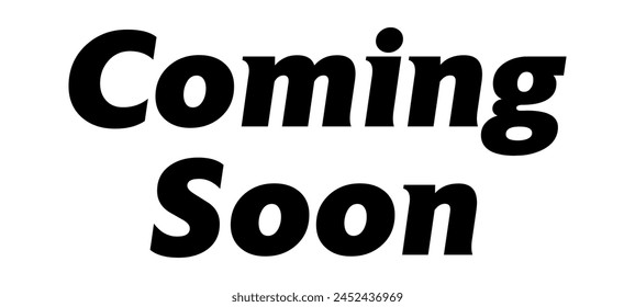 Coming soon signboard isolated. Coming soon hanging sign isolated.