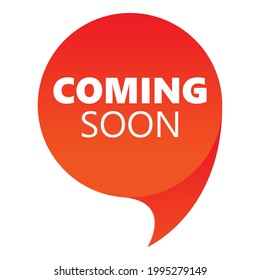 Coming soon speech bubble icon. Cartoon of Coming soon speech bubble vector icon for web design isolated on white background