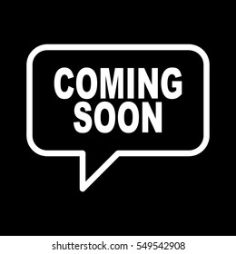 COMING SOON speech bubbles.