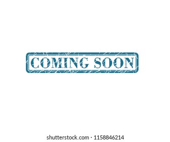 Coming soon stamp