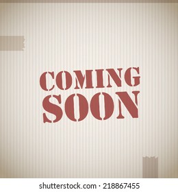 Coming soon stamp