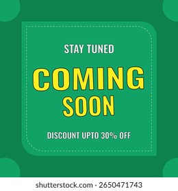 coming soon stay tuned advertisement post 