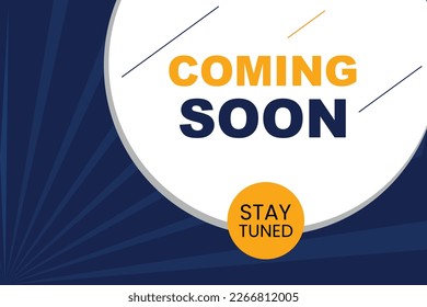 Coming soon stay tuned background banner