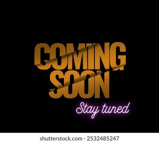 coming soon stay tuned banner,poster