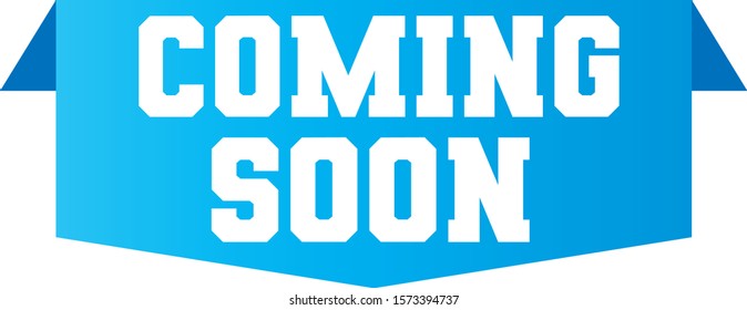 coming soon template color editable. symbol vector sign isolated on white background. Simple logo vector illustration for graphic and web design.