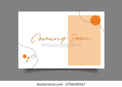 coming soon template design with abstract minimalist background for your conten,businesss