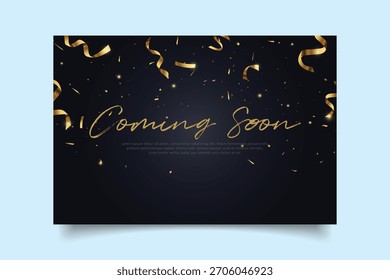 coming soon template design with abstract minimalist background for your conten,business