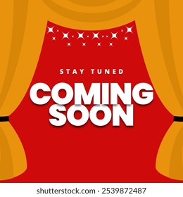 Coming Soon, text effect illustrations