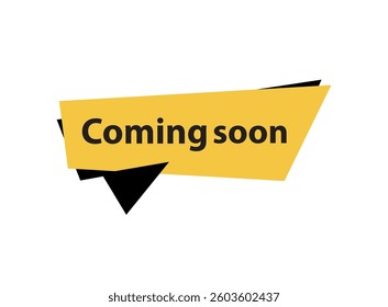 coming soon text information sign