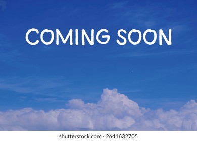 Coming Soon - text message for coming Soon, Image of Summer