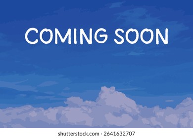 Coming Soon - text message for coming Soon, Image of Summer