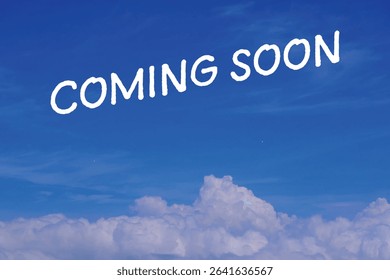 Coming Soon - text message for coming Soon, Image of Summer