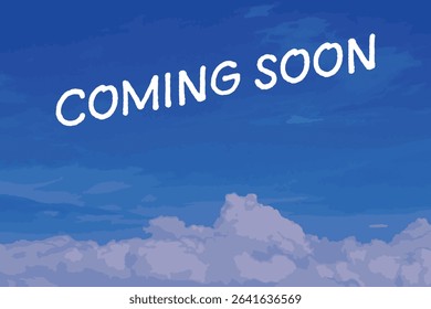 Coming Soon - text message for coming Soon, Image of Summer